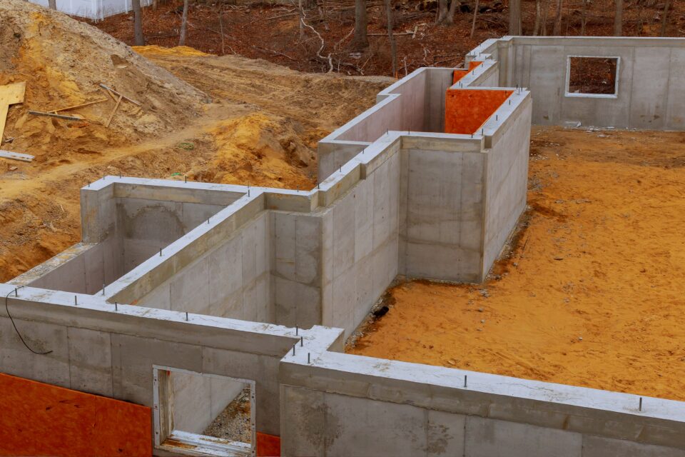 Waterproofing a new house foundation